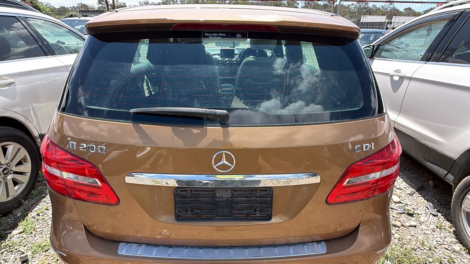 2012 Mercedes Benz B200 Tailgate