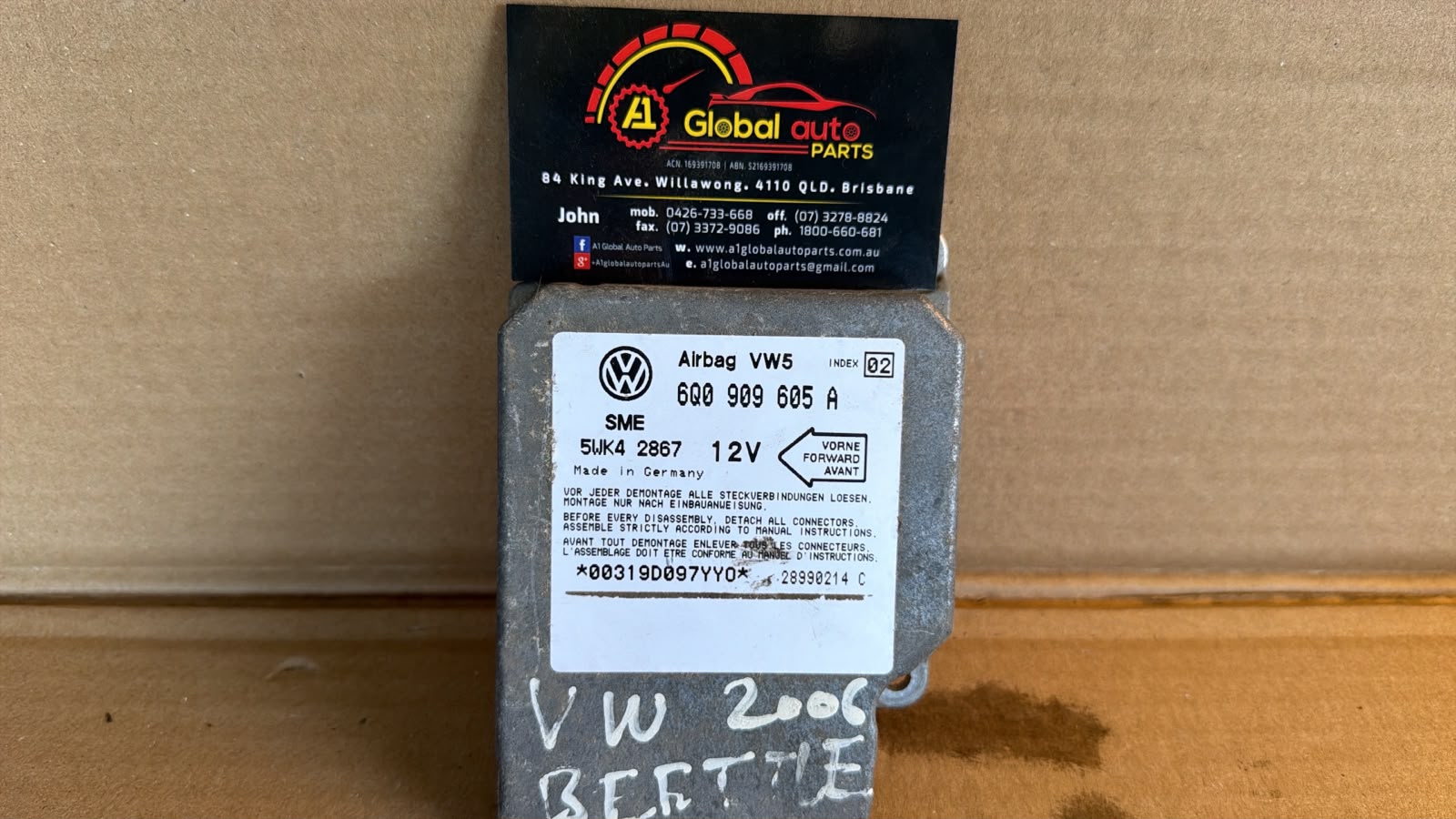 2006 Volkswagen Beetle ECU