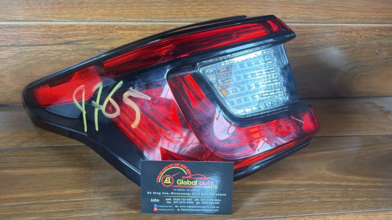 2023 Subaru XV L/H Taillight