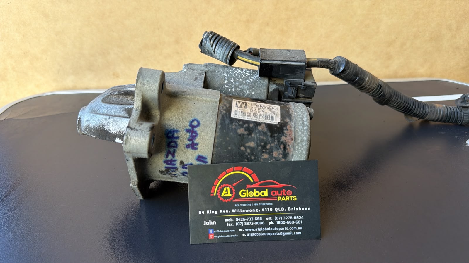 2011 Mazda 2 Starter Motor Auto