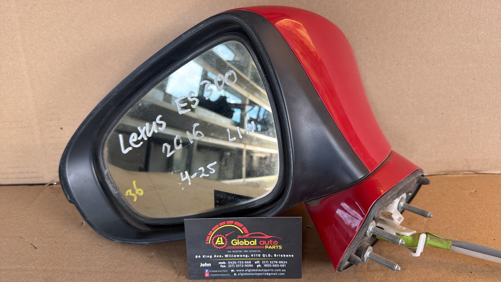 2016 Lexus ES300 L/H Mirror