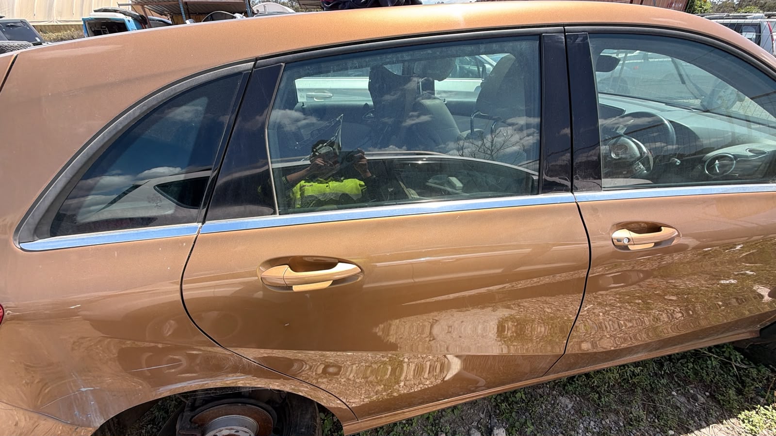 2012 Mercedes Benz B200 R/H Rear Door