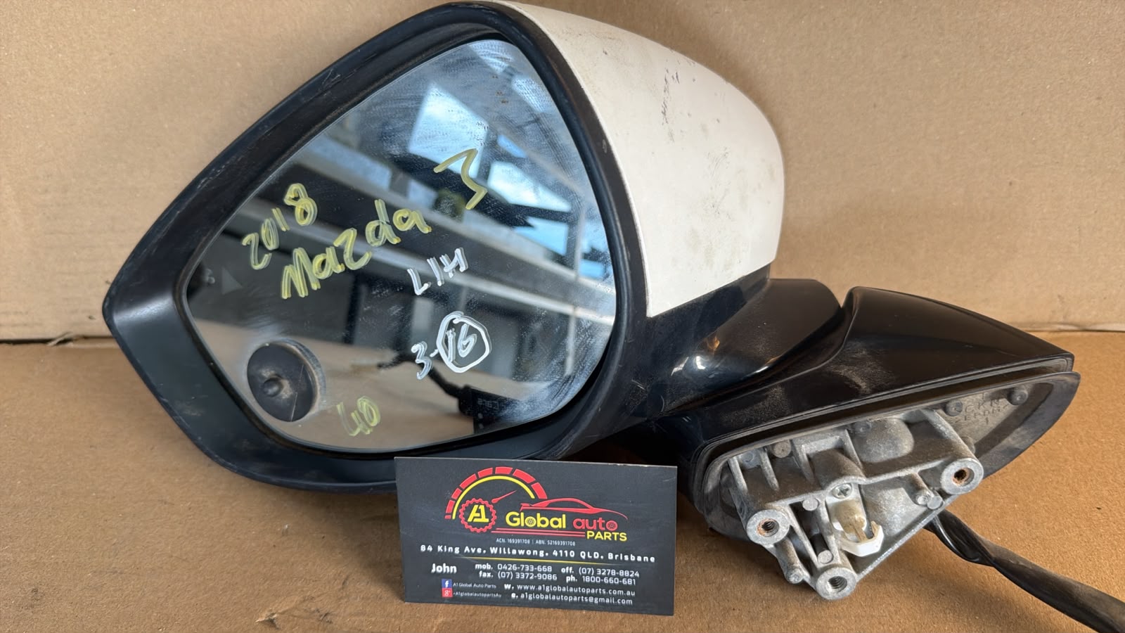 2018 Mazda 3 L/H Mirror
