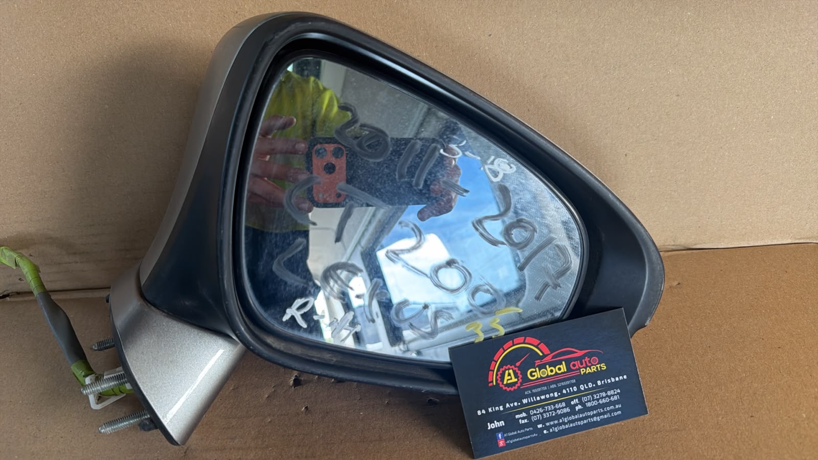 2017 Lexus CT 200 R/H Mirror